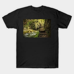 Wooden Walkway in Kamacnik Kanjon, Croatia T-Shirt